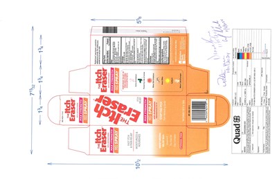 Secondary Packaging (Itch Eraser Spray Box)